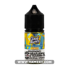 Cloud Nurdz Saltnic Blue Raspberry Lemon Iced - Premium Liquid