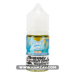 Cloud Nurdz Saltnic Peach Blue Raspberry Iced - Premium Liquid