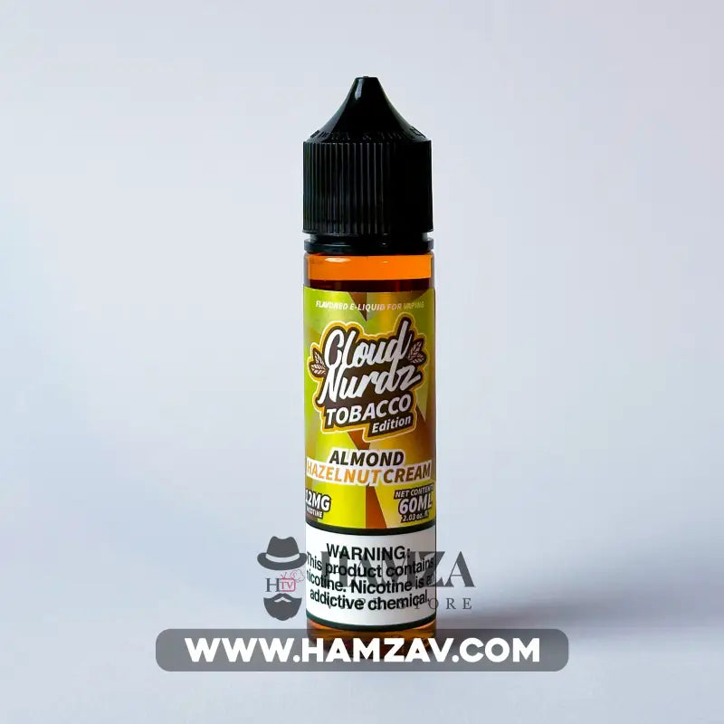 Cloud Nurdz Tobacco Almond Hazelnut Cream - كلاود نيردز توباكو لوز بندق كريمة Premium Liquid