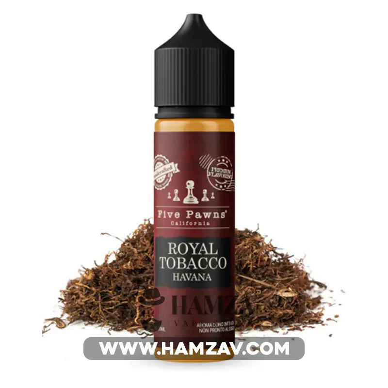 Five Pawns Royal Tobacco Havana - فايف بونز توباكو بلمحة استوائية Premium Liquid