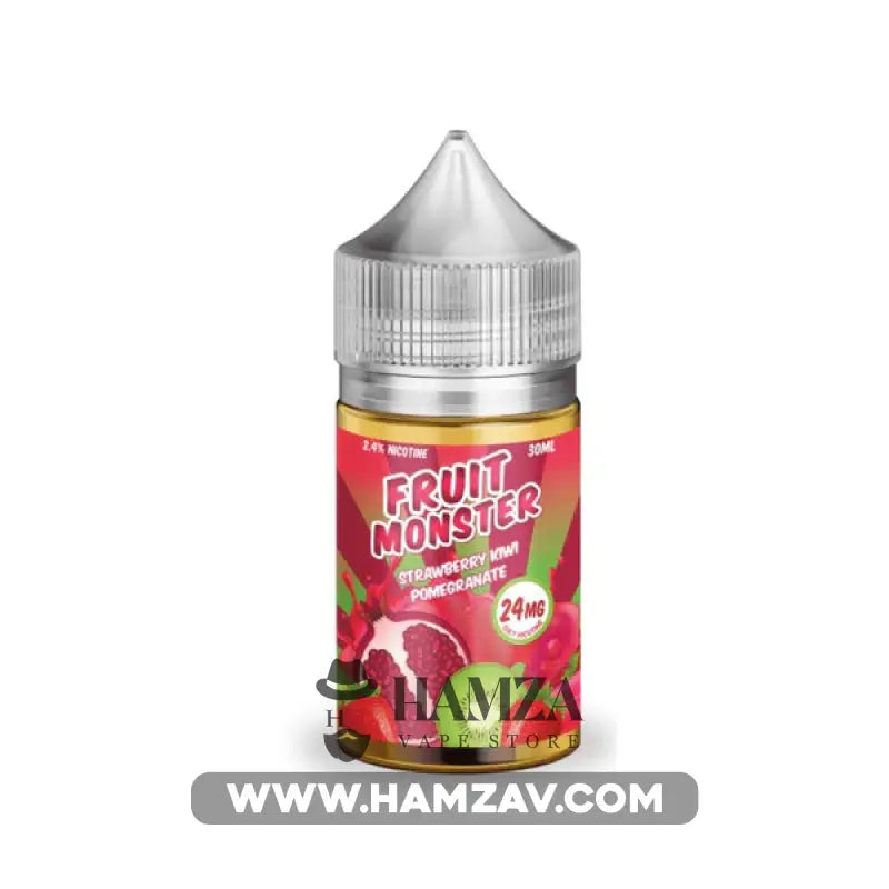 Fruit Monster Saltnic Strawberry Kiwi Pomegranate - Premium Liquid