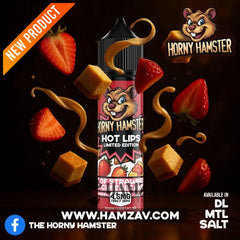 Horny Hamster E Juice Hot lips Limited Edition - هورني هامستر هوت ليبس ليمتد اديشن - Egyptian Liquid