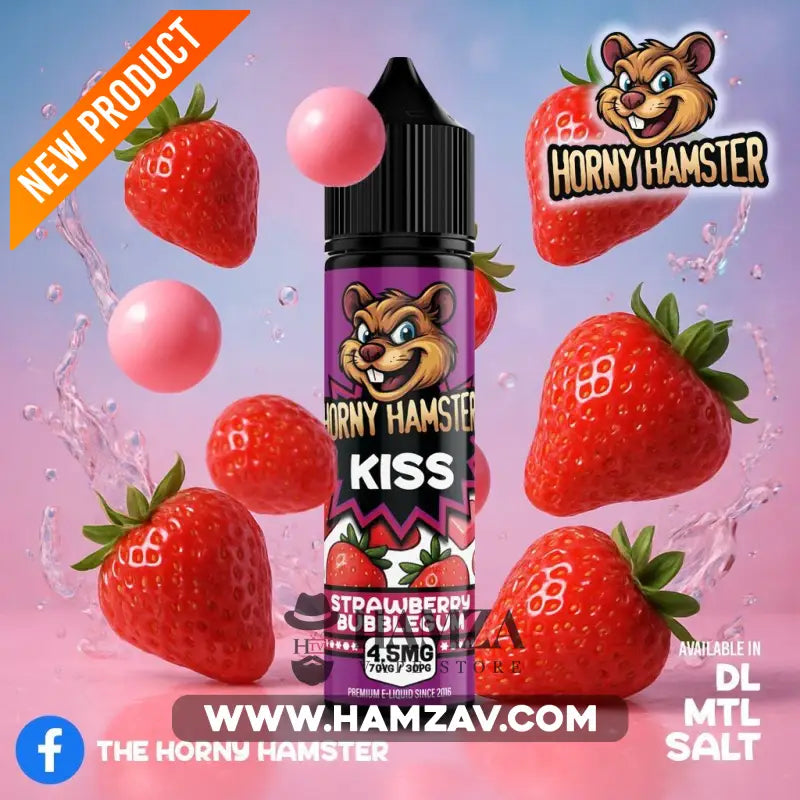 Horny Hamster E Juice Kiss - هورني هامستر كيس - Egyptian Liquid