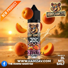 Horny Hamster E Juice Peach on the Beach - هورني هامستر بيتش أون زا بيتش - Egyptian Liquid