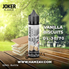 Joker E Liquid Vanilla Biscuits - Egyptian