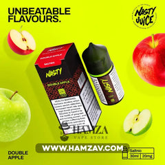 Nasty Juice Saltnic Double Apple - ناستي سولت تفاحتين Premium Liquid