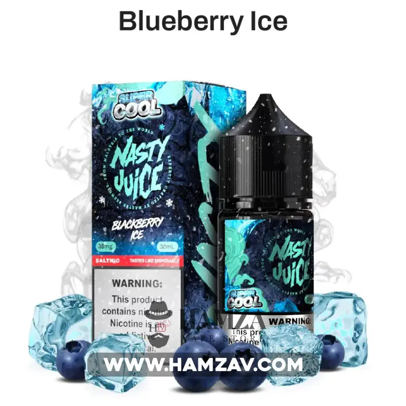 Nasty Juice super cool Blueberry ice - ناستى جوس سوبر كول بلوبيرى ايس Premium Liquid
