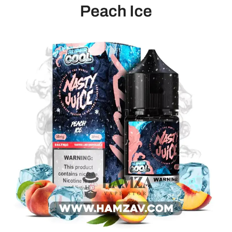 Nasty Juice super cool Peach Ice - ناستى جوس سوبر كول خوخ ايس Premium Liquid