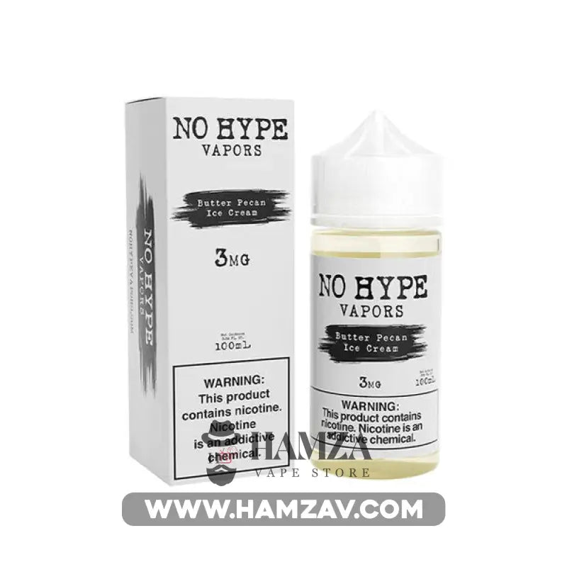 No Hype Butter Pecan Ice Cream - ساد بوي بيكان ايس كريم Premium Liquid