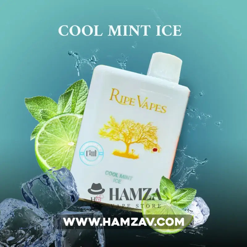 Ripe Vapes IVORY 40k Puff Mint Ice - رايب فيب أيفورى 40 ألف بف نعناع أيس - 40000 / 5% - Disposable
