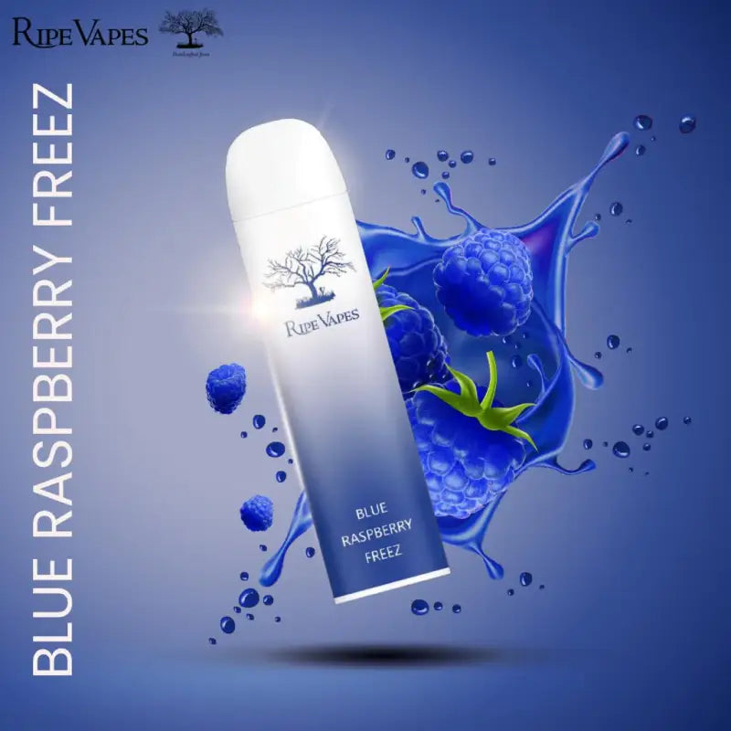 Ripe Vapes Palm 3000 Disposable Blue Raspberry Freez -