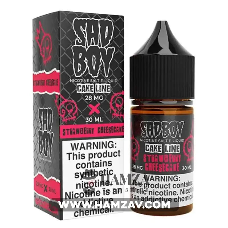 Sadboy Saltnic Strawberry Cheesecake - ساد بوي سولت تشيز كيك فراولة Premium Liquid