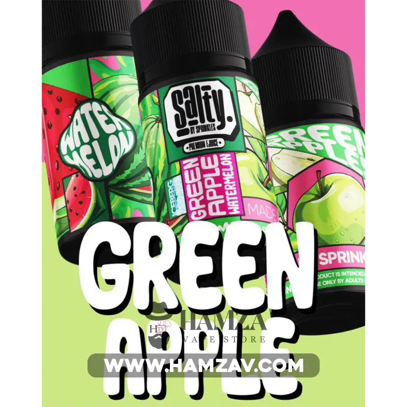 Salty Juice By Sprinkles Saltnic Green Apple Watermelon - سولتي سبرينكلز سولت