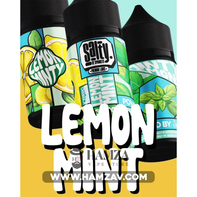 Salty Juice By Sprinkles Saltnic Lemon Mint - سولتي سبرينكلز سولت ليمون نعناع Egyptian Liquid