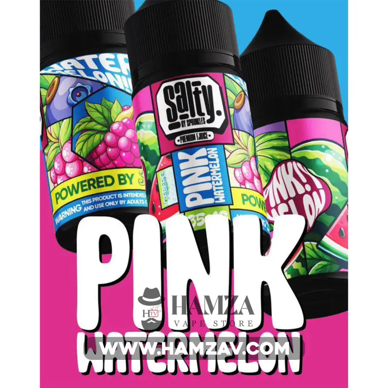 Salty Juice By Sprinkles Saltnic Pink Watermelon - سولتي سبرينكلز سولت عنب توت بطيخ Egyptian Liquid