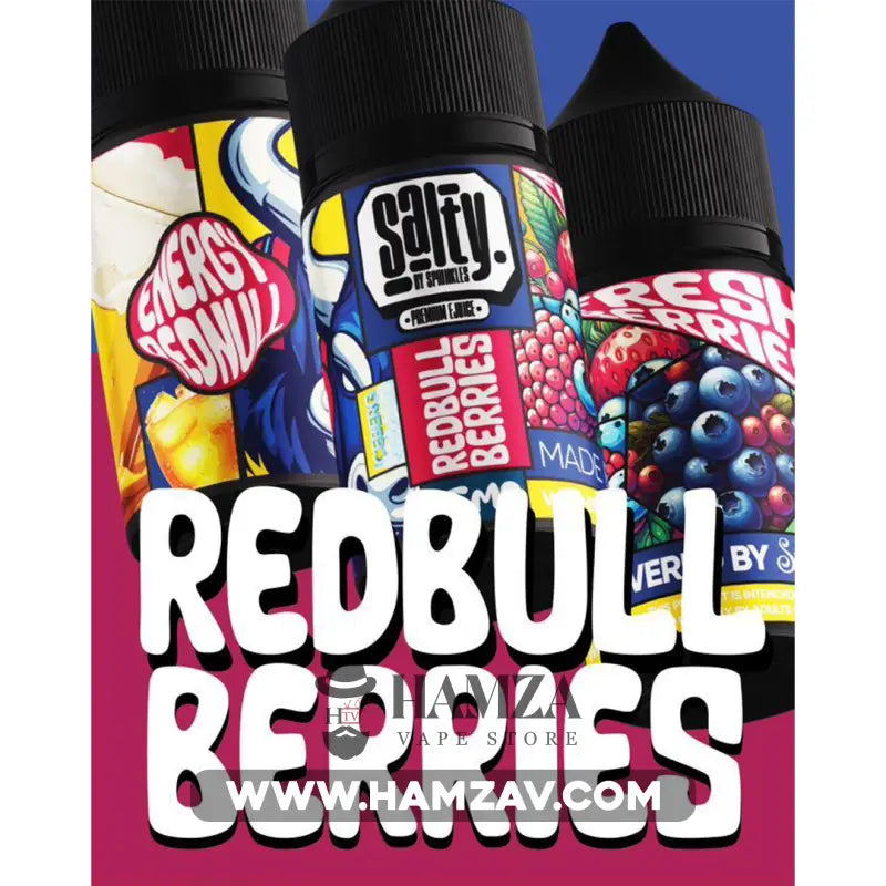 Salty Juice By Sprinkles Saltnic Redbull Berries - سولتي سبرينكلز سولت ريدبول توت Egyptian Liquid