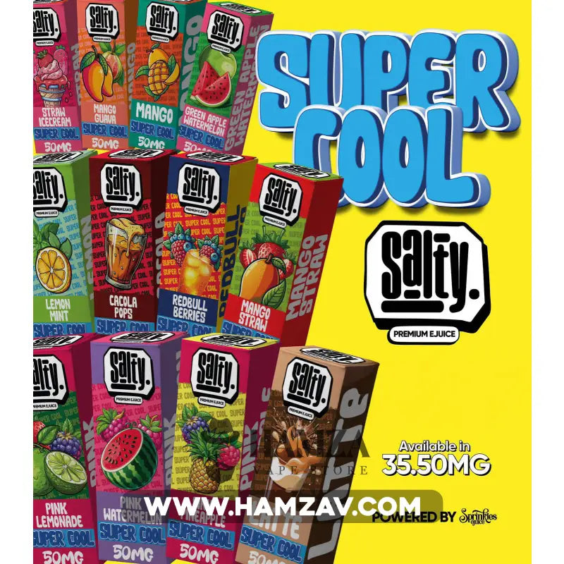 Salty Super Cool By Sprinkles SaltNic Cola Pops - سولتي سوبر كوول سبرينكلز سولت كولا بوبس Egyptian Liquid