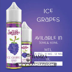 Sprinkles E Juice Ice Grapes - سبرينكلز عنب ساقع Mtl (60Ml) / 6Mg Egyptian Liquid