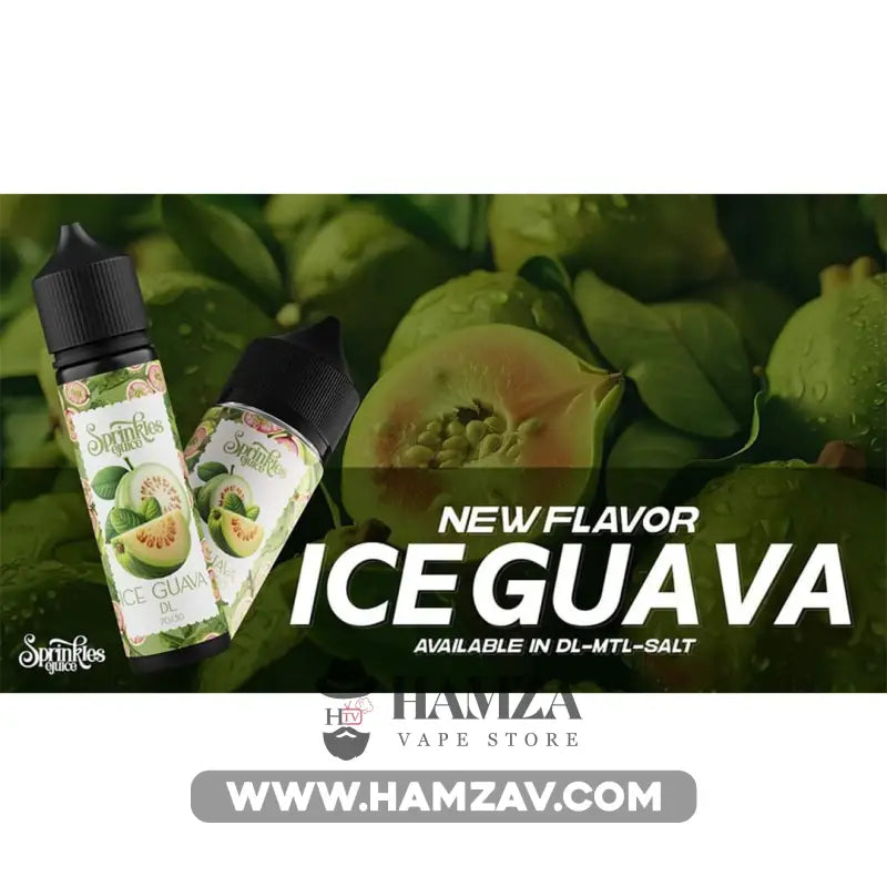 Sprinkles E Juice Ice Guava - سبرينكلز جوافة ساقع Egyptian Liquid