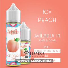 Sprinkles E Juice Ice Peach - سبرينكلز خوخ ساقع Mtl (60Ml) / 6Mg Egyptian Liquid