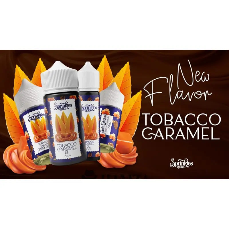 Sprinkles E Juice Tobacco Caramel - سبرينكلز توباكو كاراميل Egyptian Liquid