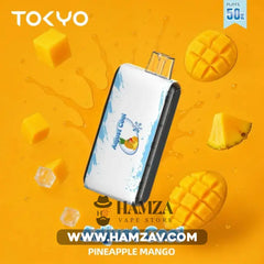 ADJUST COOL Disposable 50K Puffs Pineapple Mango - أدجوست كول 50 الف بف مانجو اناناس 50000 / 750MAH / 30ML Disposable