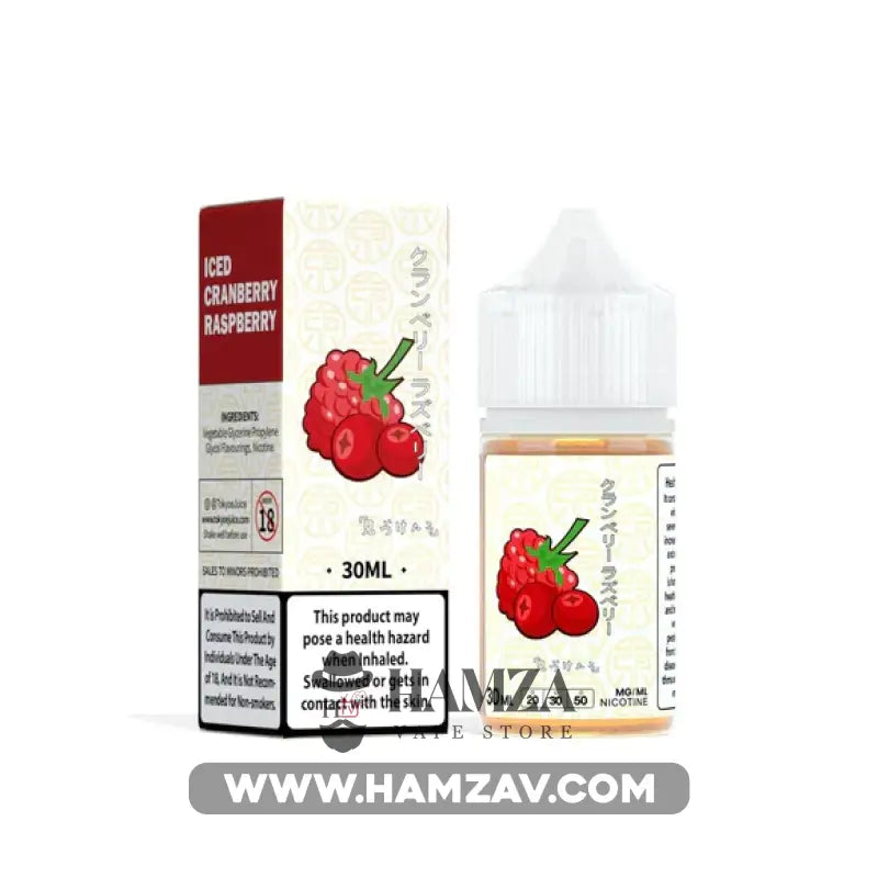 Tokyo E Juice Saltnic Iced Cranberry Raspberry - طوكيو سولت كرانبيري رازبيري ساقع Premium Liquid