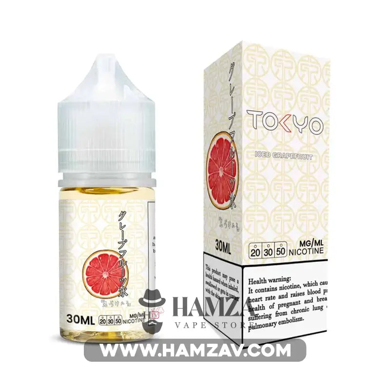 Tokyo E Juice Saltnic Iced Grape Fruit - طوكيو سولت جريب فروت ساقع Premium Liquid
