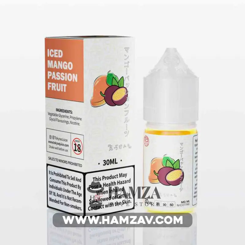 Tokyo E Juice Saltnic Iced Mango Passion Fruit - طوكيو سولت مانجو باشون فروت ساقع Premium Liquid