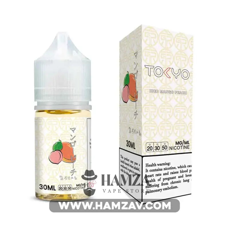 Tokyo E Juice Saltnic Iced Mango Peach - طوكيو سولت مانجو خوخ ساقع Premium Liquid