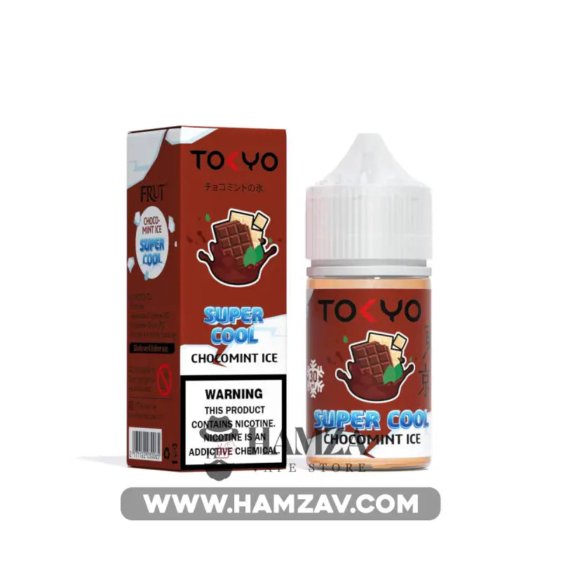 Tokyo E Juice Saltnic Super Cool Chocomint - طوكيو سولت سوبر كوول شوكولاتة نعناع ساقع Premium Liquid
