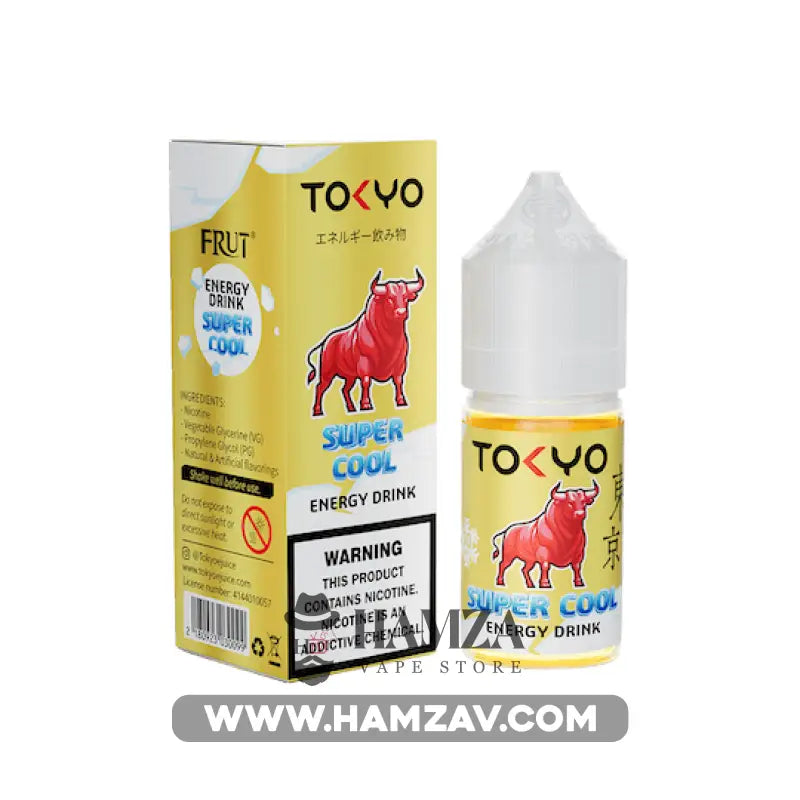 Tokyo E Juice Saltnic Super Cool Energy Drink - طوكيو سولت سوبر كوول مشروب الطاقة Premium Liquid
