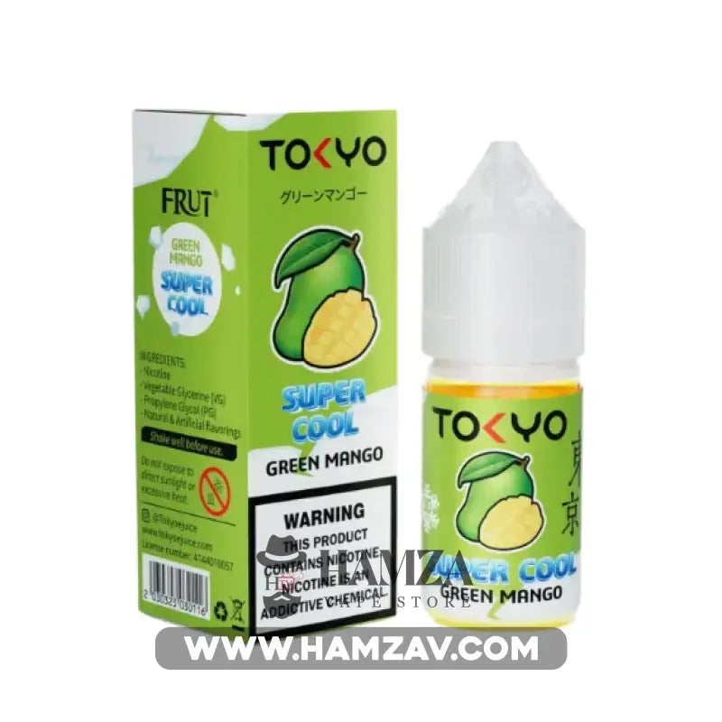 Tokyo E Juice SaltNic Super Cool Green Mango - طوكيو سولت سوبر كوول مانجو Premium Liquid