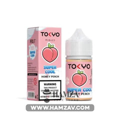 Tokyo E Juice Saltnic Super Cool Honey Peach - طوكيو سولت سوبر كوول خوخ سكري Premium Liquid