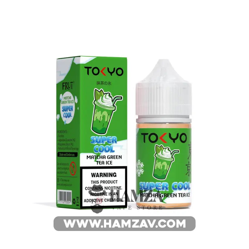 Tokyo E Juice Saltnic Super Cool Matcha Green Tea - طوكيو سولت سوبر كوول شاي
