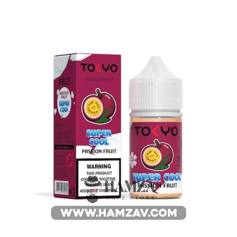 Tokyo E Juice Saltnic Super Cool Passion Fruit - طوكيو سولت سوبر كوول باشون فروت Premium Liquid