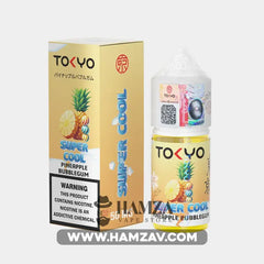Tokyo E Juice SaltNic Super Cool Pineapple bubble gum - طوكيو سولت سوبر كوول أناناس بابل جم Premium Liquid