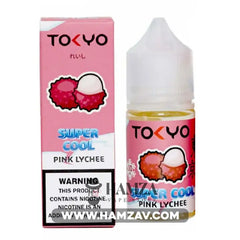 Tokyo E Juice Saltnic Super Cool Pink Lychee - طوكيو سولت سوبر كوول بينك ليتشي Premium Liquid