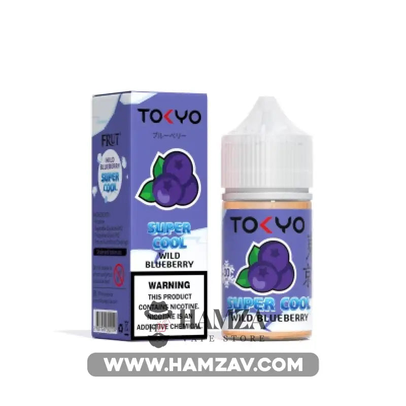 Tokyo E Juice Saltnic Super Cool Wild Blueberry - طوكيو سولت سوبر كوول وايلد