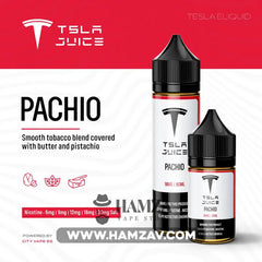 Tsla Juice SaltNic Pachio - تسلا سولت توباكو فسدق Egyptian Liquid