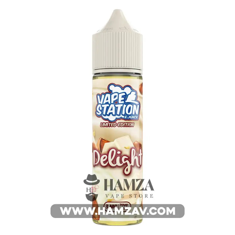 Vape Station Delight - فيب ستيشن بندق شوكولاتة بيضاء Dl (60Ml) / 3Mg Egyptian Liquid
