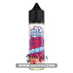Vape Station Dondo - فيب ستيشن بسكويت كريمة فراولة Dl (60Ml) / 3Mg Egyptian Liquid