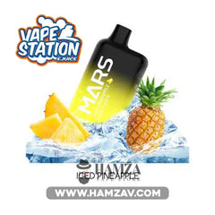 Vape Station Mars Disposable 5000 Puffs Iced Pineapple -