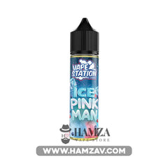 Vape Station Pink Man Ice - فيب ستيشن بينك مان توت غزل بنات ساقع Dl (60Ml) / 3Mg Egyptian Liquid