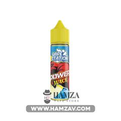 Vape Station Power Juice - فيب ستيشن مشروب الطاقة بارد Dl (60Ml) / 3Mg Egyptian Liquid