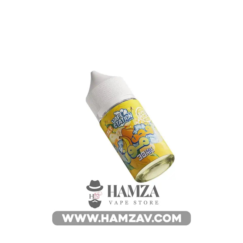 Vape Station Saltnic Super Ice Fas Banana - فيب ستيشن سولت سوبر ايس فص موز ساقع Egyptian Liquid