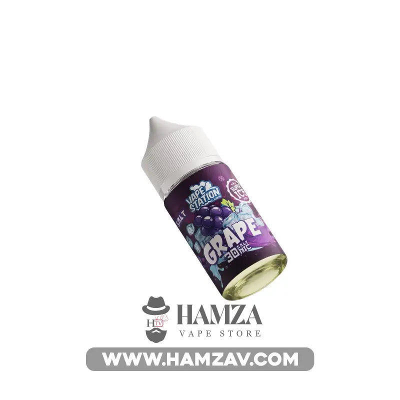 Vape Station Saltnic Super Ice Grape - فيب ستيشن سولت سوبر ايس عنب ساقع Egyptian Liquid