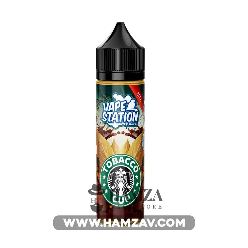 Vape Station Tobacco Cup - فيب ستيشن توباكو قهوة Mtl (60Ml) / 6Mg Egyptian Liquid Vape Station Tobacco Cup - فيب ستيشن توباكو قهوة Mtl (60Ml) / 6Mg Egyptian Liquid