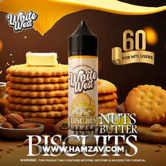 White West E Liquid Biscuits Butter Nuts - وايت ويست بسكويت زبدة مكسرات Egyptian