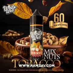 White West E Liquid Tobacco Mix Nuts - وايت ويست توباكو مكسرات Egyptian